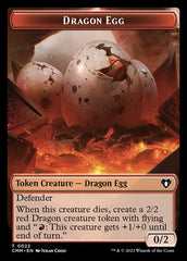 The Monarch // Dragon Egg Double-Sided Token [Commander Masters Tokens] | Devastation Store