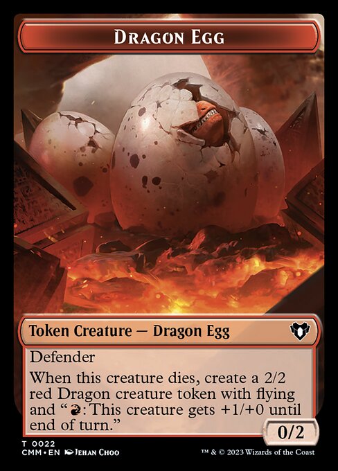 City's Blessing // Dragon Egg Double-Sided Token [Commander Masters Tokens] | Devastation Store