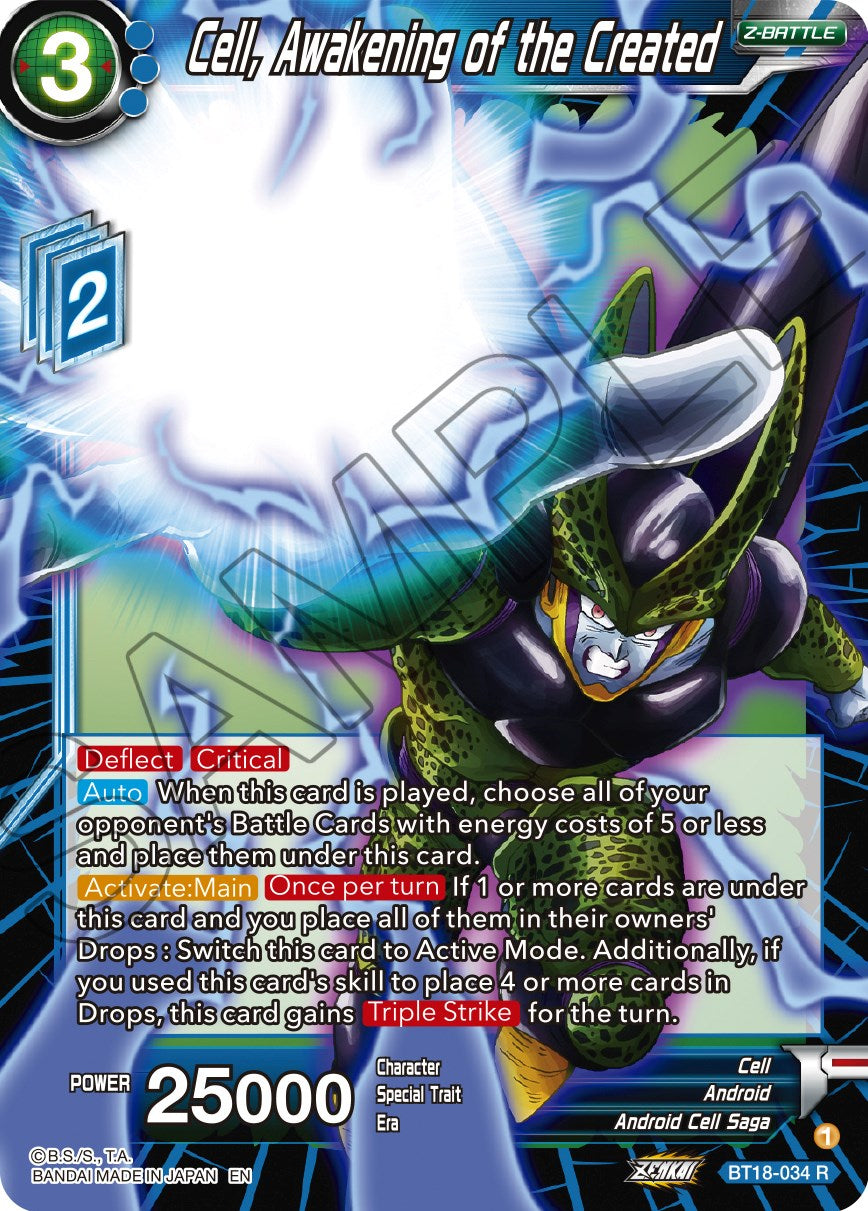 Cell, Awakening of the Created (BT18-034) [Dawn of the Z-Legends] | Devastation Store