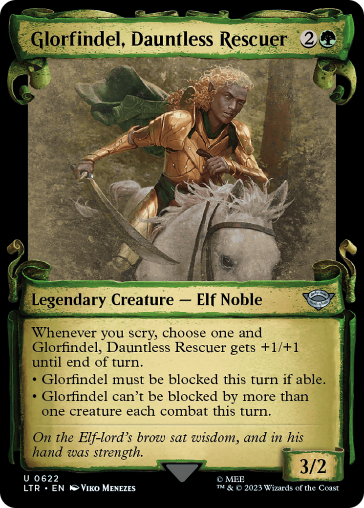 Glorfindel, Dauntless Rescuer [The Lord of the Rings: Tales of Middle-Earth Showcase Scrolls] | Devastation Store