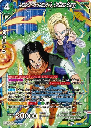 Android 17 & Android 18, Limitless Energy (BT17-135) [Ultimate Squad] | Devastation Store
