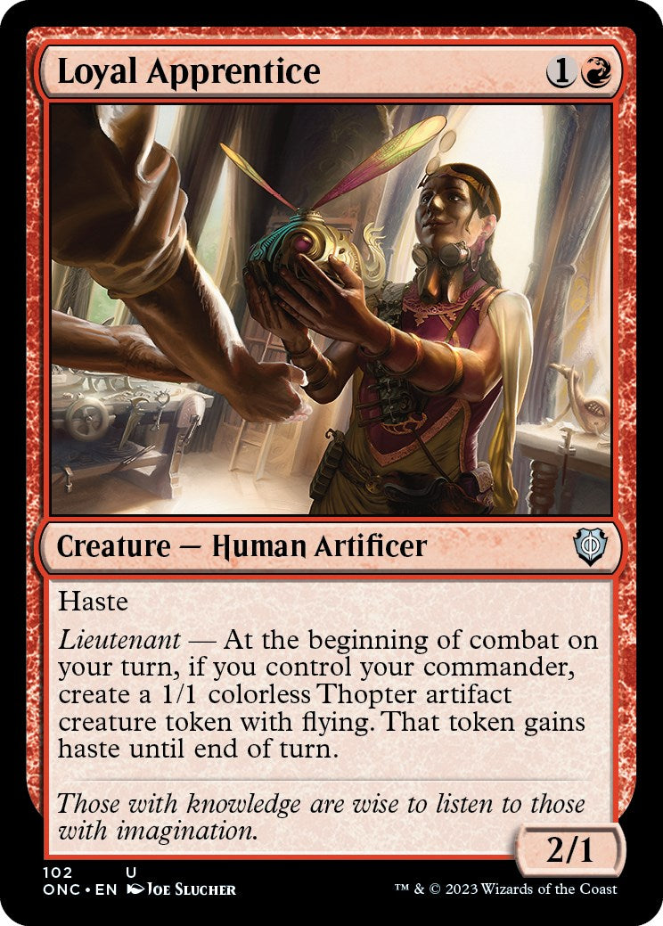 Loyal Apprentice [Phyrexia: All Will Be One Commander] | Devastation Store