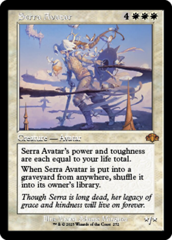 Serra Avatar (Retro) [Dominaria Remastered] | Devastation Store