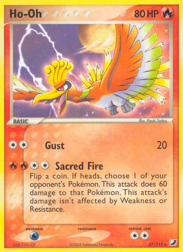 Ho-Oh (27/115) [EX: Unseen Forces] | Devastation Store