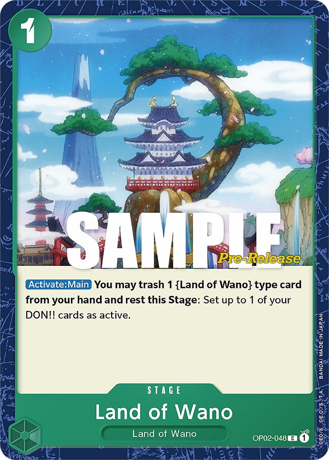 Land of Wano [Paramount War Pre-Release Cards] | Devastation Store