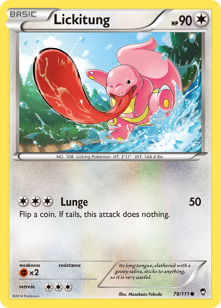 Lickitung (78/111) [XY: Furious Fists] | Devastation Store