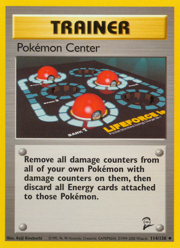 Pokemon Center (114/130) [Base Set 2] | Devastation Store