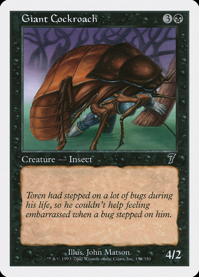 Giant Cockroach [Seventh Edition] | Devastation Store