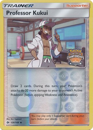 Professor Kukui (128/149) (Regional Championship Promo) [Sun & Moon: Base Set] | Devastation Store
