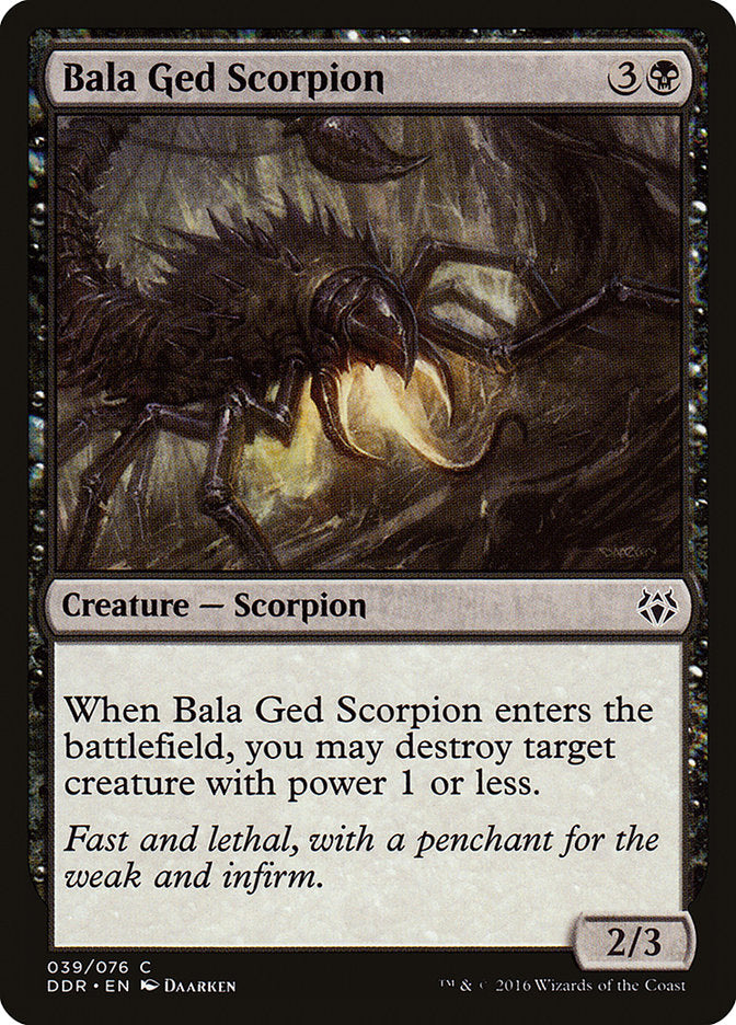 Bala Ged Scorpion [Duel Decks: Nissa vs. Ob Nixilis] | Devastation Store