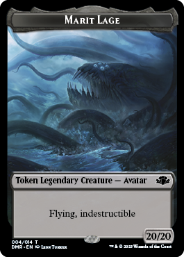 Insect // Marit Lage Double-Sided Token [Dominaria Remastered Tokens] | Devastation Store