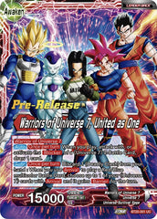Android 17 // Warriors of Universe 7, United as One (BT20-001) [Power Absorbed Prerelease Promos] | Devastation Store
