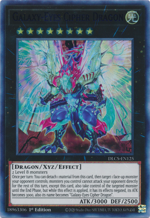 Galaxy-Eyes Cipher Dragon (Blue) [DLCS-EN125] Ultra Rare | Devastation Store