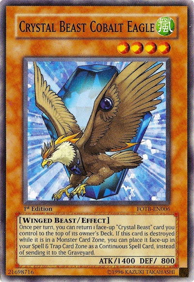 Crystal Beast Cobalt Eagle [FOTB-EN006] Common | Devastation Store