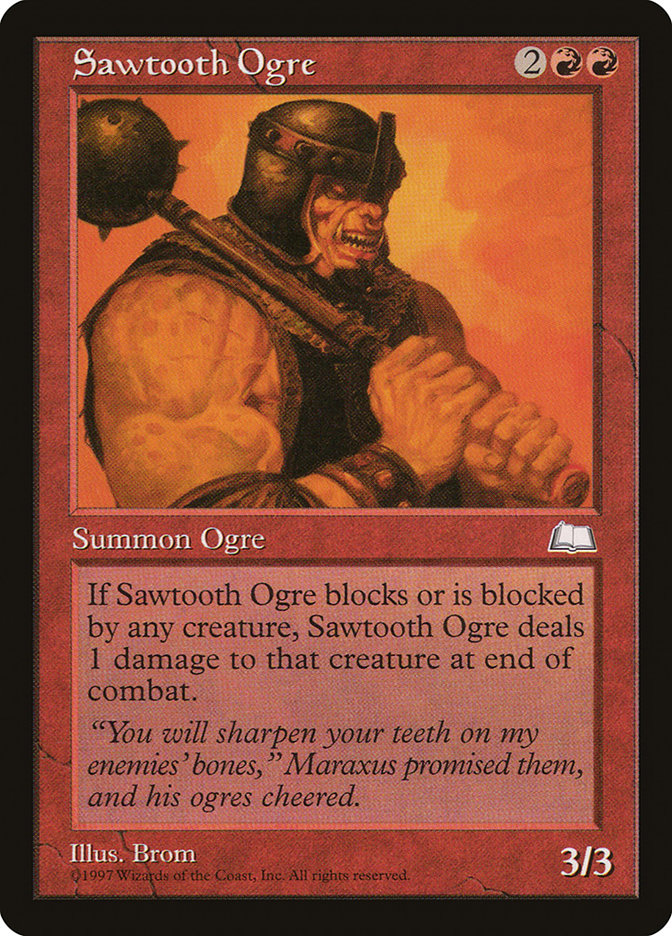 Sawtooth Ogre [Weatherlight] - Devastation Store | Devastation Store