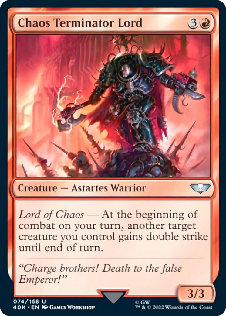 Chaos Terminator Lord [Universes Beyond: Warhammer 40,000] | Devastation Store