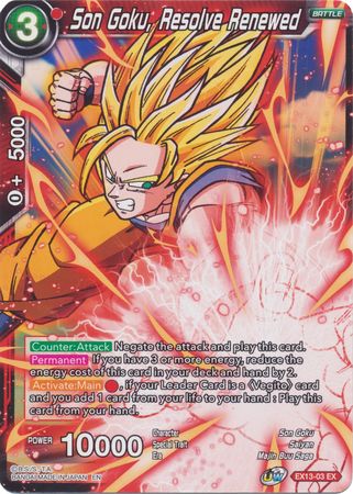 Son Goku, Resolve Renewed [EX13-03] | Devastation Store