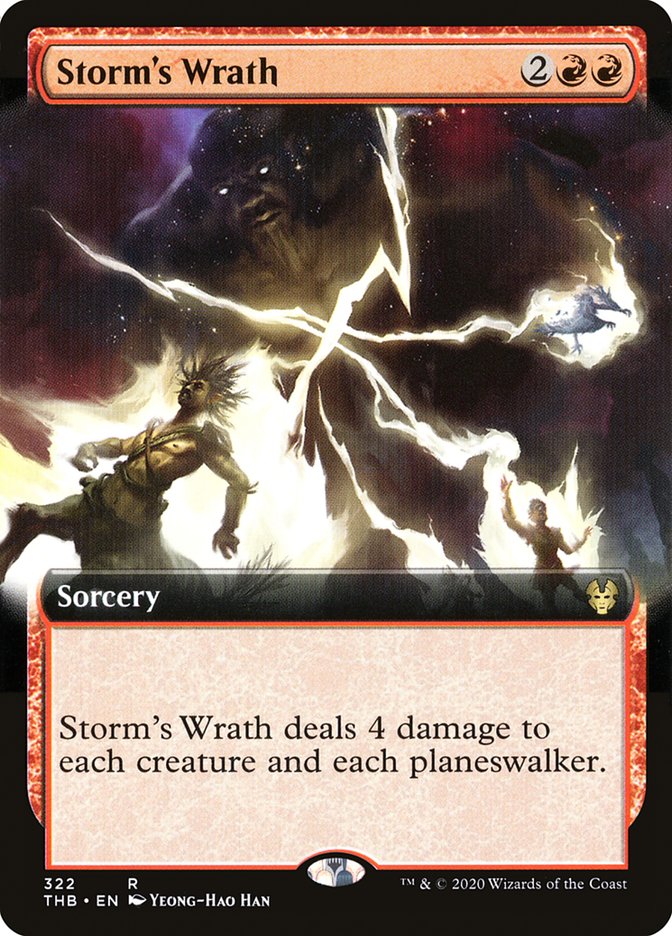 Storm's Wrath (Extended) [Theros Beyond Death] | Devastation Store