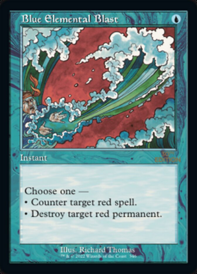 Blue Elemental Blast (Retro) [30th Anniversary Edition] | Devastation Store