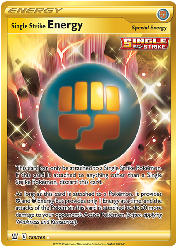 Single Strike Energy (183/163) [Sword & Shield: Battle Styles] | Devastation Store