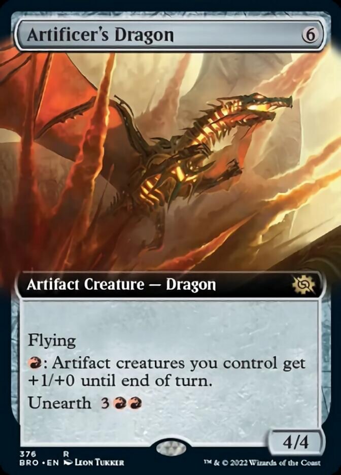 Artificer's Dragon (Extended Art) [The Brothers' War] | Devastation Store