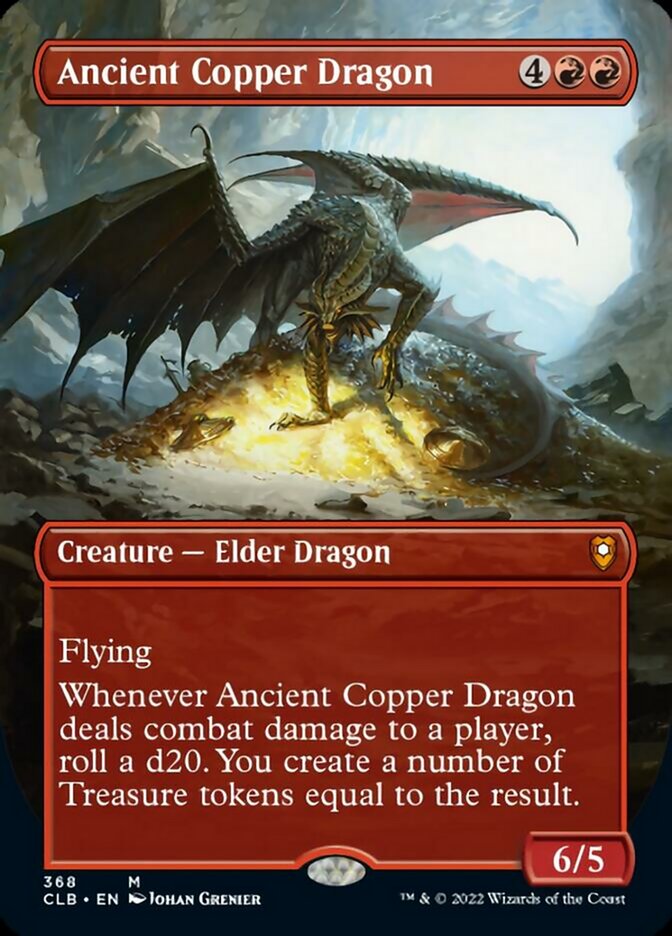 Ancient Copper Dragon (Borderless Alternate Art) [Commander Legends: Battle for Baldur's Gate] | Devastation Store