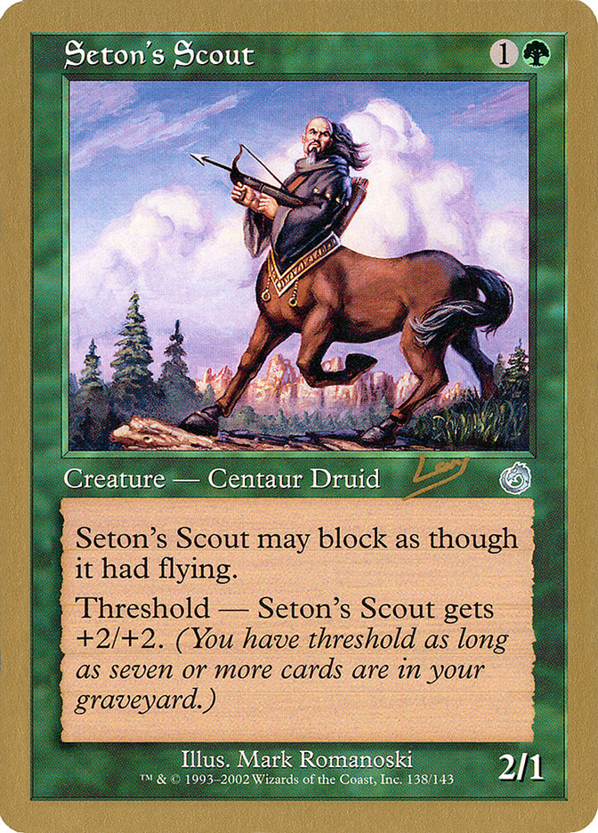 Seton's Scout (Raphael Levy) [World Championship Decks 2002] | Devastation Store