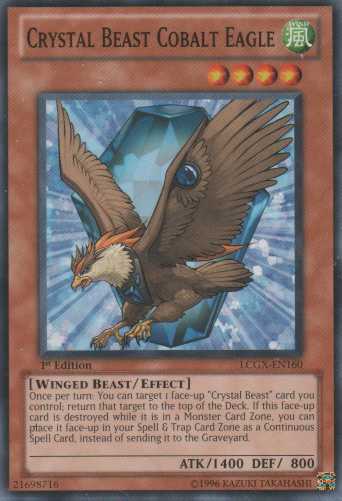Crystal Beast Cobalt Eagle [LCGX-EN160] Common | Devastation Store