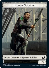 Human Soldier (004) // Zombie Double-sided Token [Commander 2020 Tokens] | Devastation Store