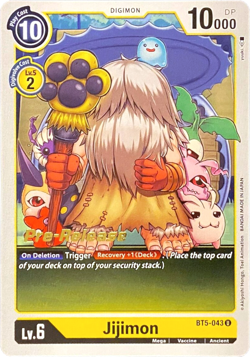 Jijimon [BT5-043] [Battle of Omni Pre-Release Promos] | Devastation Store