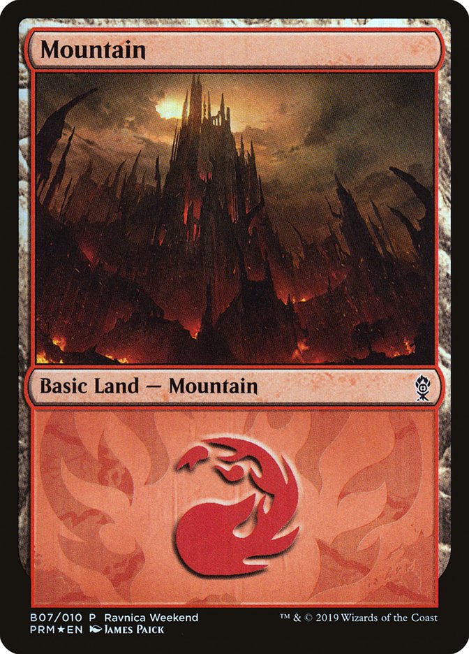 Mountain (B07) [Ravnica Allegiance Guild Kit] | Devastation Store