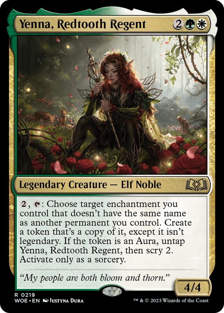 Yenna, Redtooth Regent [Wilds of Eldraine Prerelease Promos] | Devastation Store