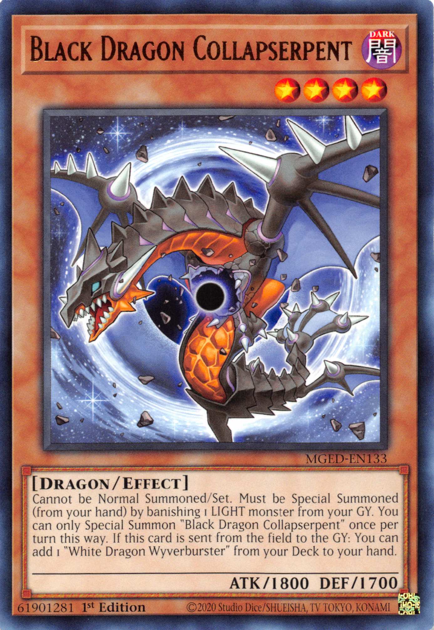 Black Dragon Collapserpent [MGED-EN133] Rare | Devastation Store