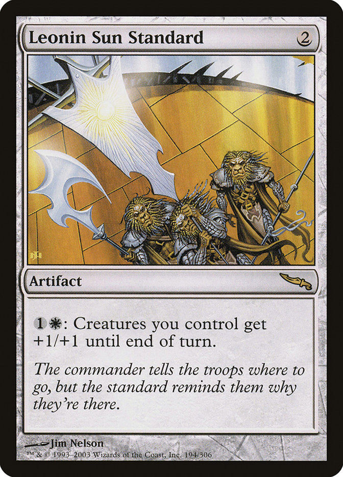 Leonin Sun Standard [Mirrodin] - Devastation Store | Devastation Store