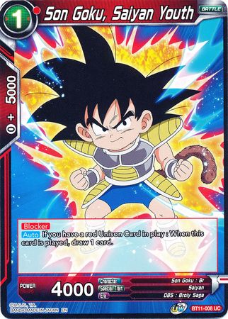 Son Goku, Saiyan Youth [BT11-008] | Devastation Store