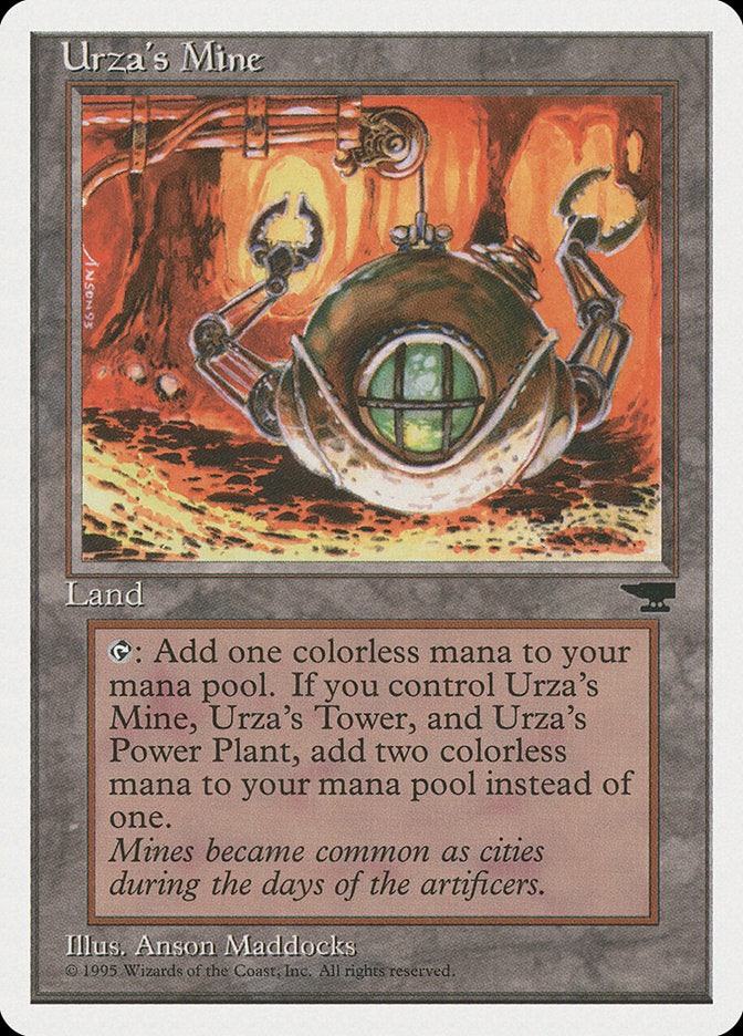 Urza's Mine (Orange Background) [Chronicles] - Devastation Store | Devastation Store