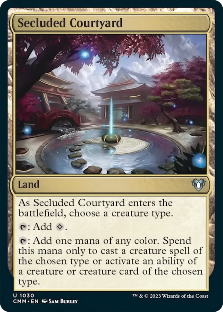 Secluded Courtyard [Commander Masters] | Devastation Store