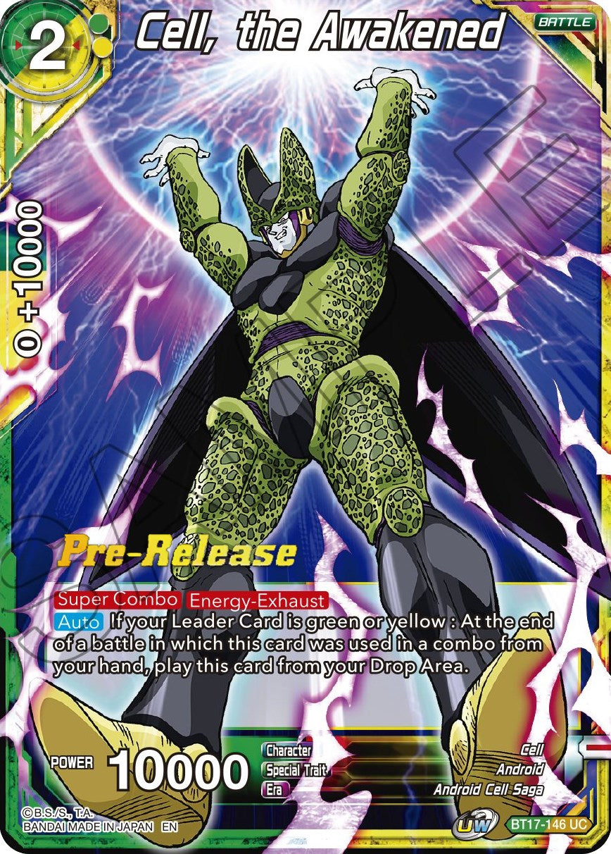Cell, the Awakened (BT17-146) [Ultimate Squad Prerelease Promos] | Devastation Store