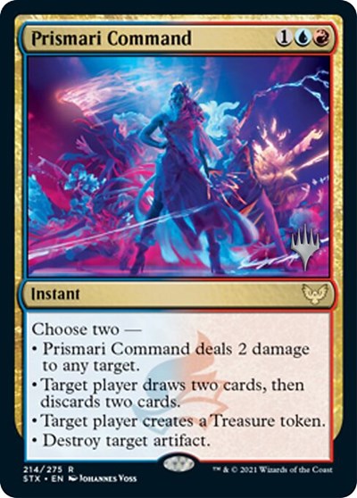 Prismari Command (Promo Pack) [Strixhaven: School of Mages Promos] | Devastation Store