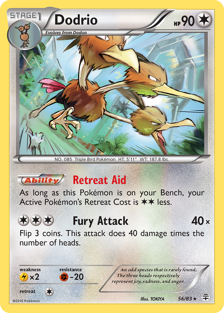 Dodrio (56/83) [XY: Generations] | Devastation Store