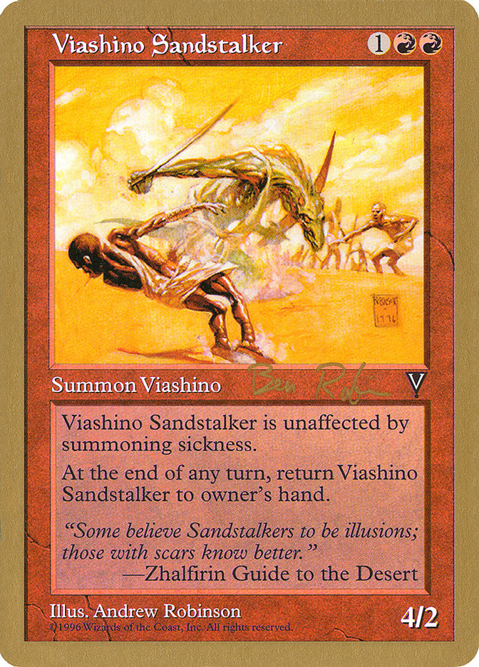 Viashino Sandstalker (Ben Rubin) [World Championship Decks 1998] | Devastation Store