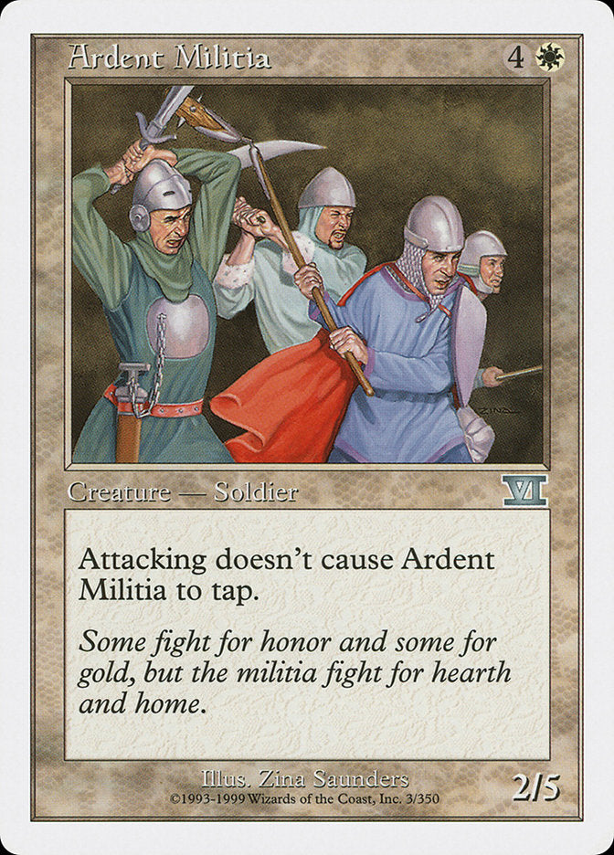 Ardent Militia [Classic Sixth Edition] | Devastation Store
