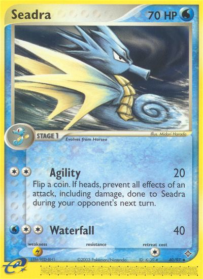 Seadra (40/97) [EX: Dragon] | Devastation Store