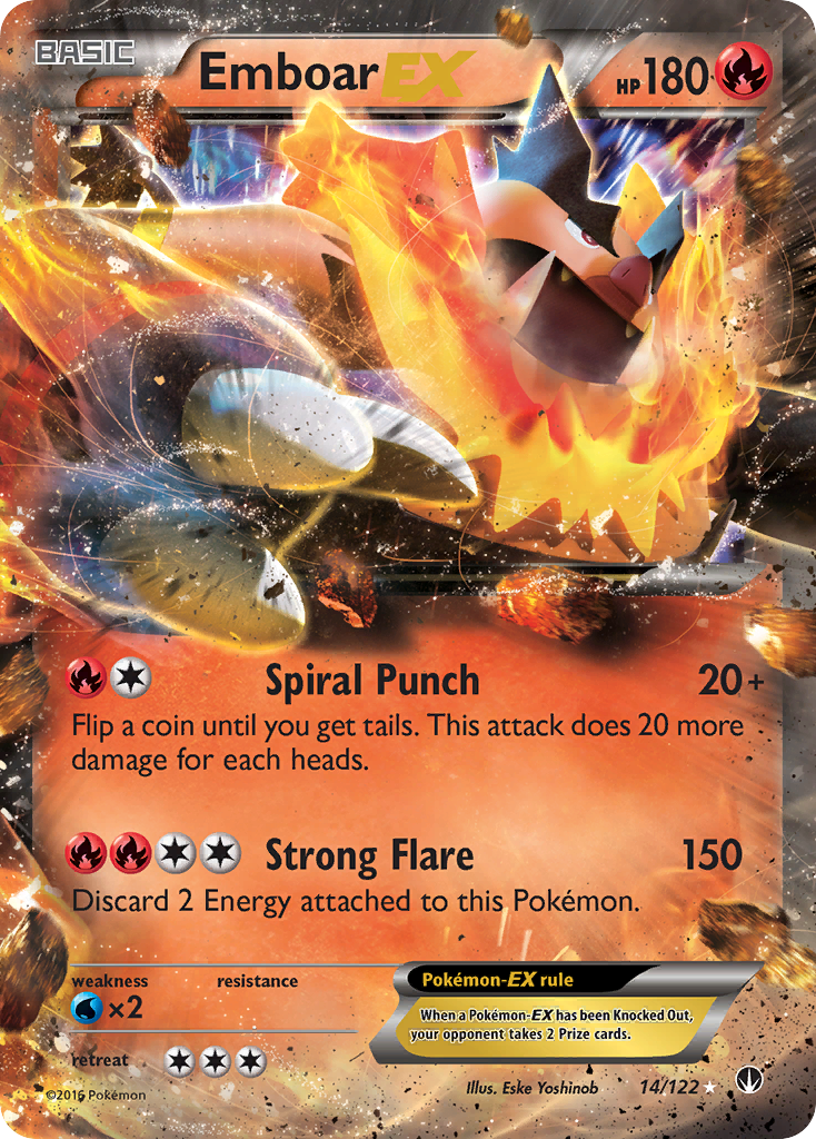 Emboar EX (14/122) [XY: BREAKpoint] | Devastation Store