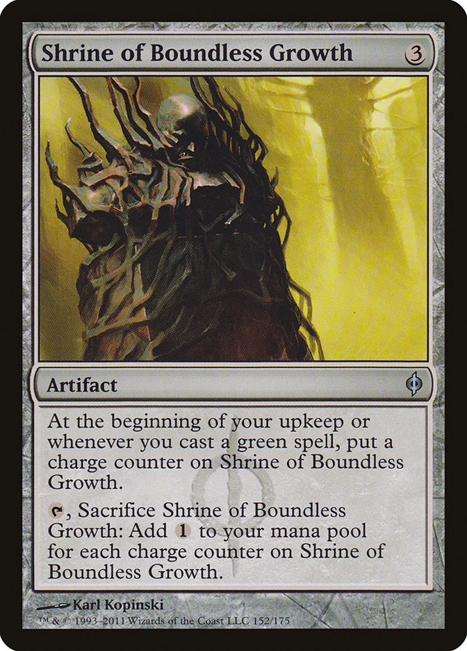 Shrine of Boundless Growth [New Phyrexia] | Devastation Store