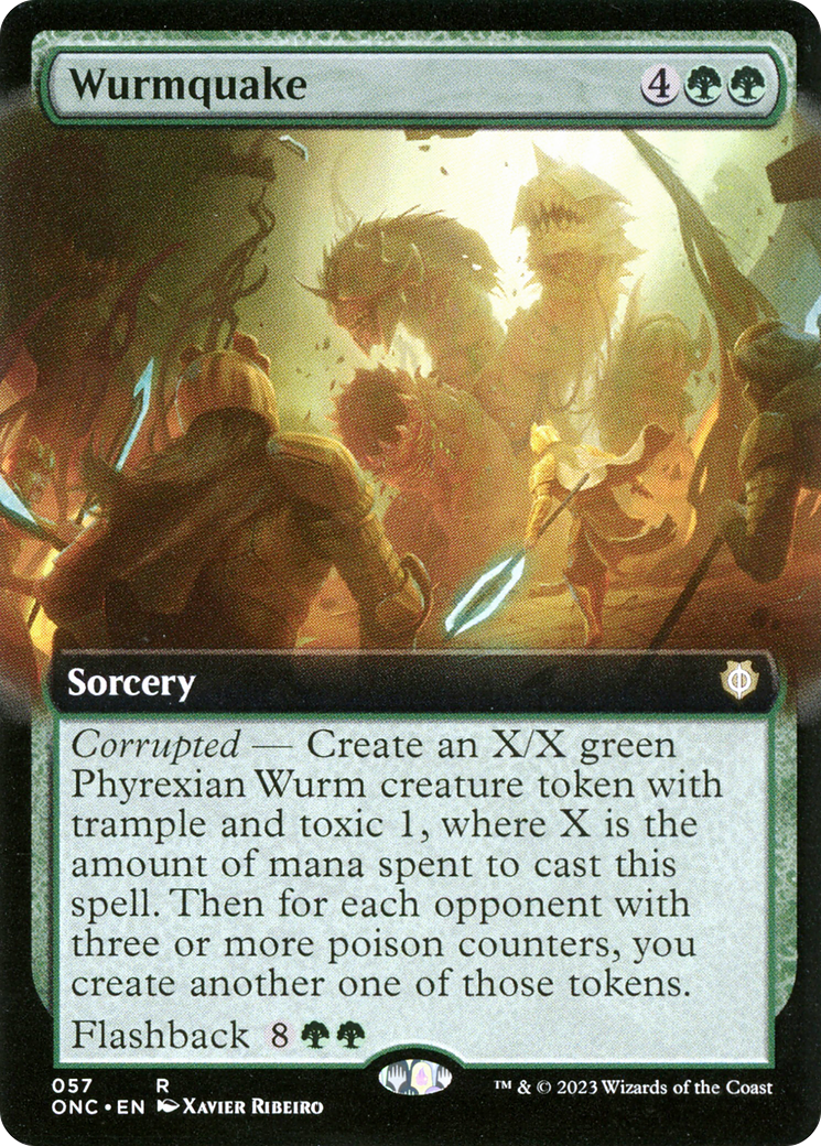 Wurmquake (Extended Art) [Phyrexia: All Will Be One Commander] | Devastation Store