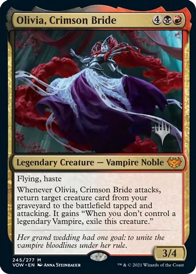 Olivia, Crimson Bride (Promo Pack) [Innistrad: Crimson Vow Promo Pack] | Devastation Store