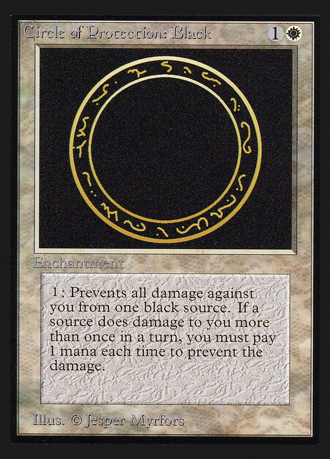 Circle of Protection: Black [Collectors’ Edition] | Devastation Store