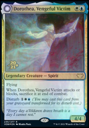 Dorothea, Vengeful Victim // Dorothea's Retribution [Innistrad: Crimson Vow Prerelease Promos] | Devastation Store