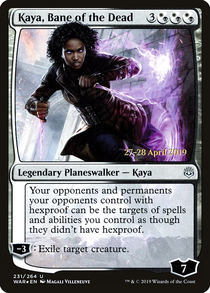 Kaya, Bane of the Dead  [War of the Spark Prerelease Promos] | Devastation Store
